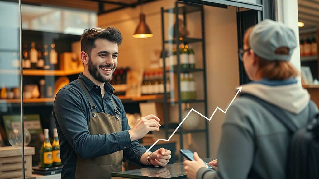 Local London business owner celebrating growth after business listing UK directory success