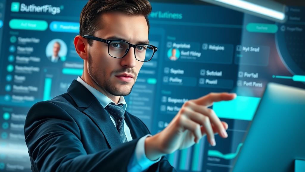 Modern UI dashboard of a business listing, showing customisation options and digital marketing integration for London business directory profiles.
