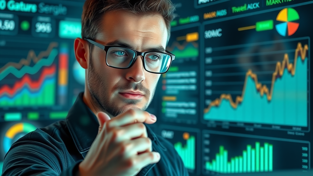 Digital marketing expert monitoring SEO analytics for a London business listing directory