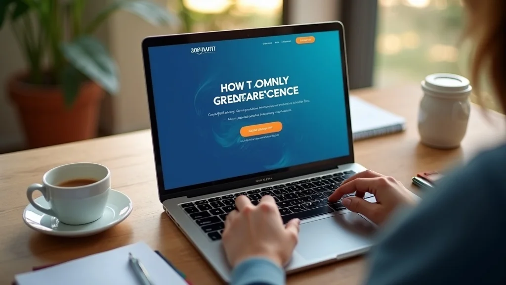 Conversion-optimised landing page for driving quality traffic from paid ads
