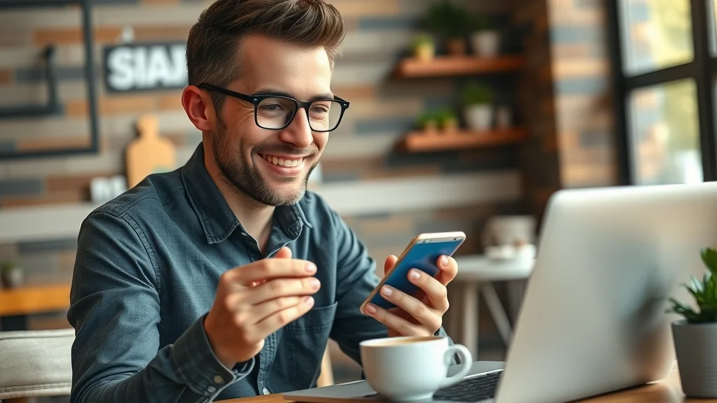 Small business owner seeing instant online results from paid website traffic to get more website visitors