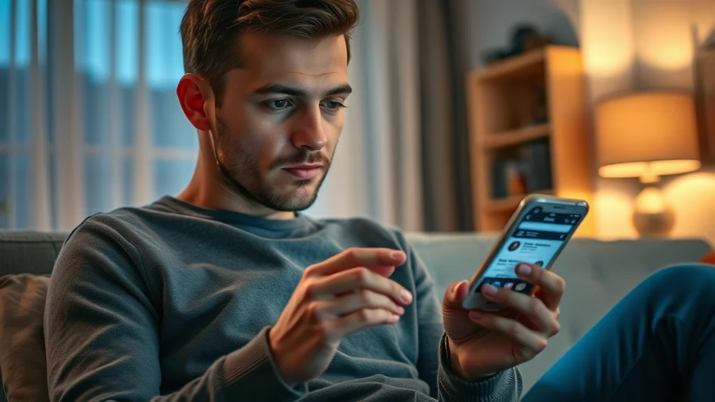 Curious user browsing social media platforms and engaging with interest based targeted ads